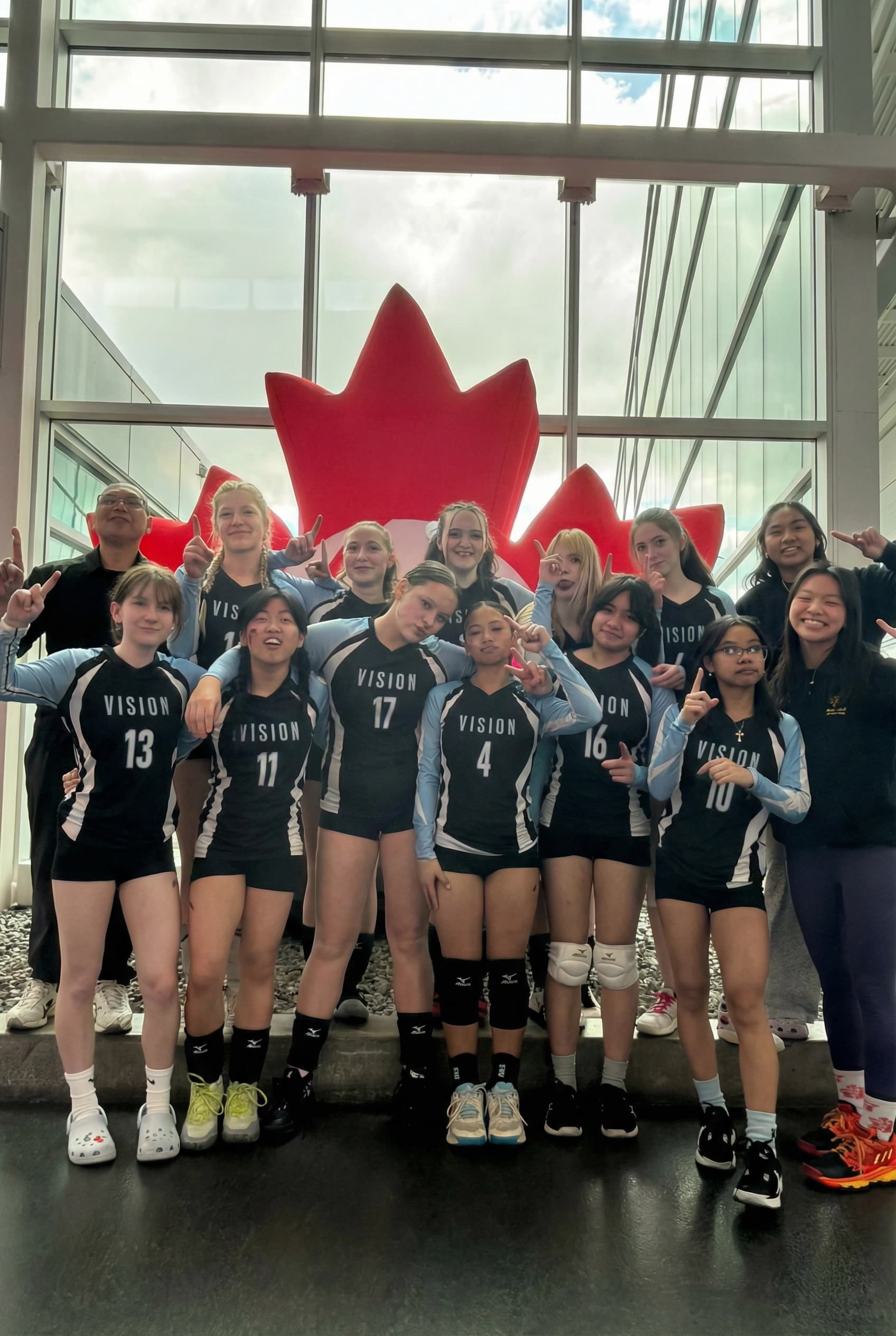 Vision Elite Academy athletes in Montréal