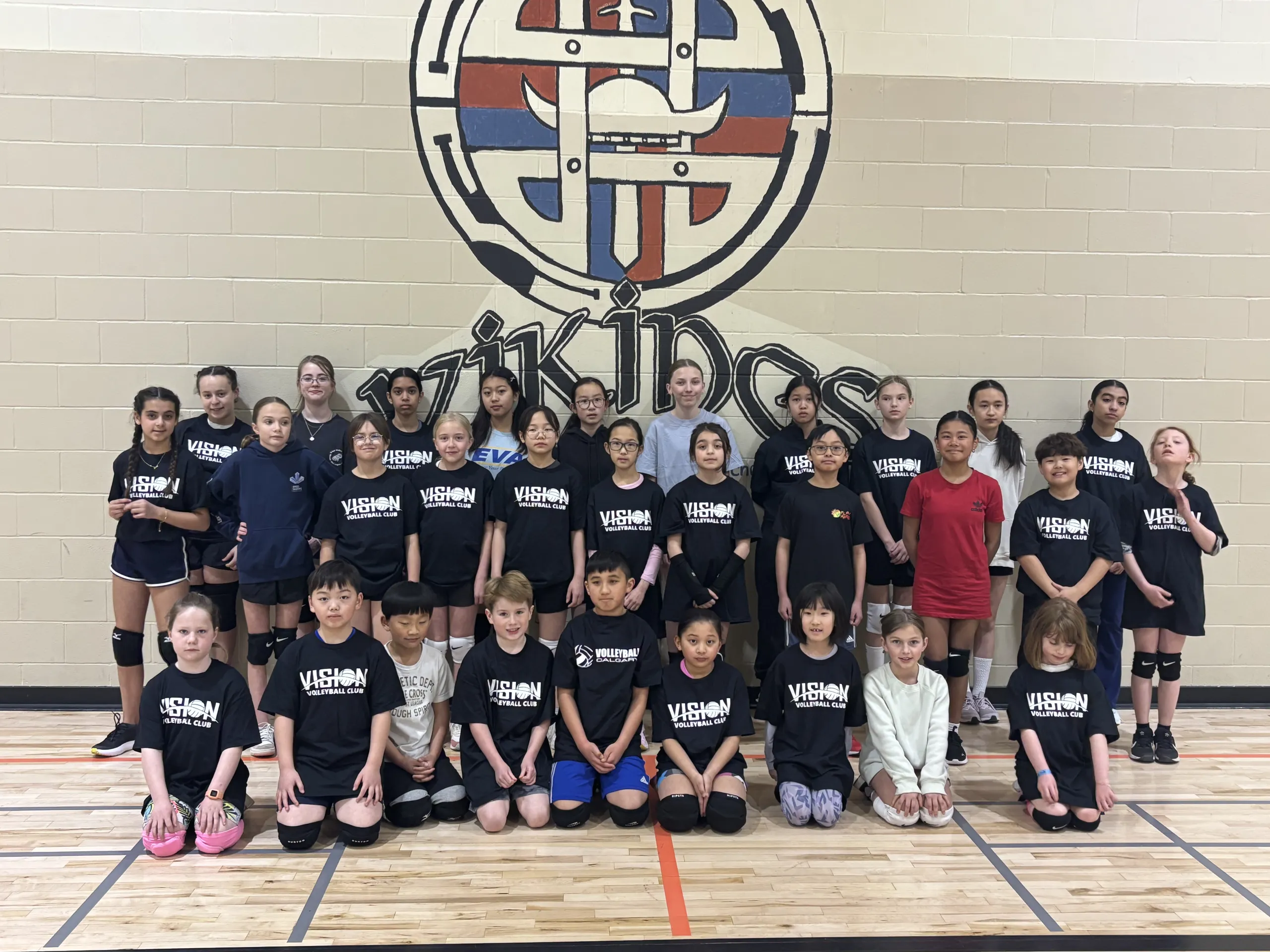 Youth athletes at Vision Elite Academy